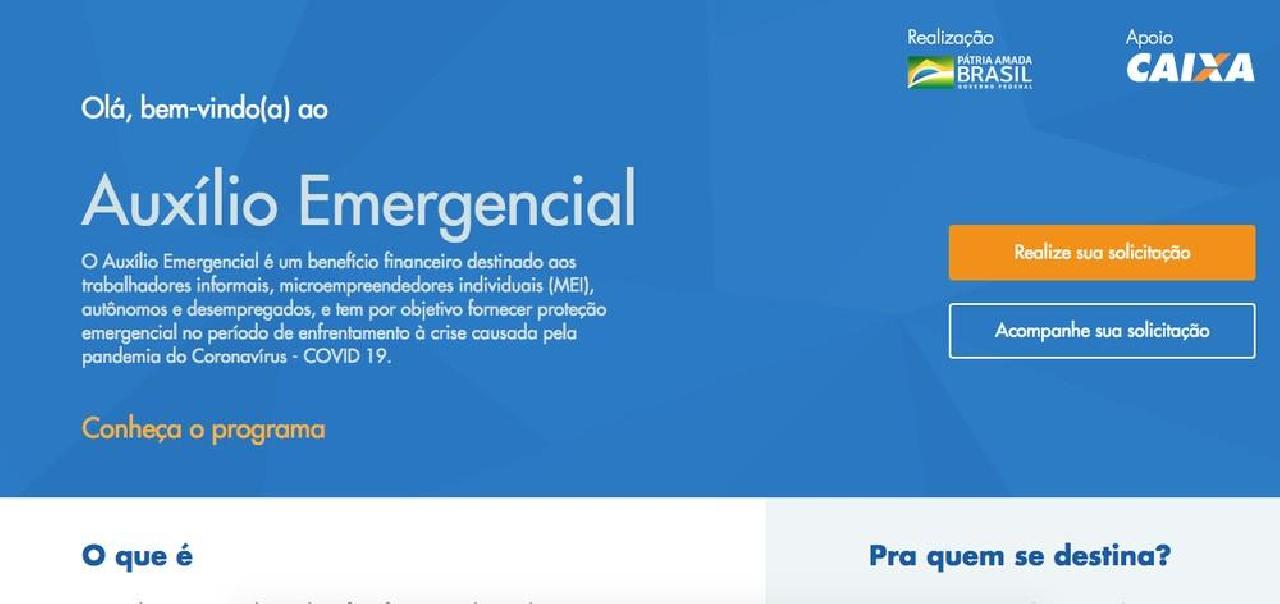 Caixa lança site e aplicativo para solicitar auxílio emergencial de R$ 600 Caixa lança site e aplicativo para solicitar auxílio emergencial de R$ 600